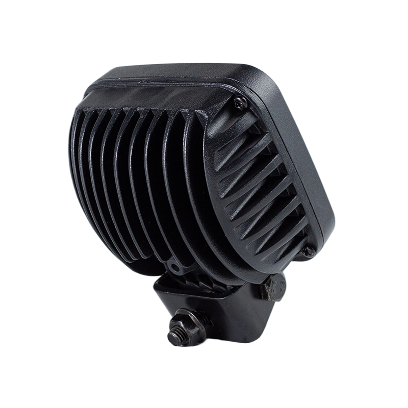 Ceannlampa 4-LED Dustproof agus Uiscedhíonach IP67 le haghaidh Feithiclí Tionsclaíocha