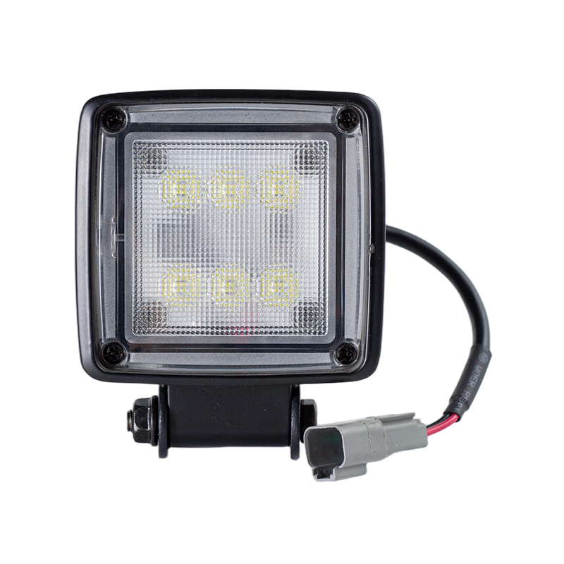 IP67 001 Solas Oibre 6-LED Trom-Dleachta d'Fheithiclí Tionsclaíocha