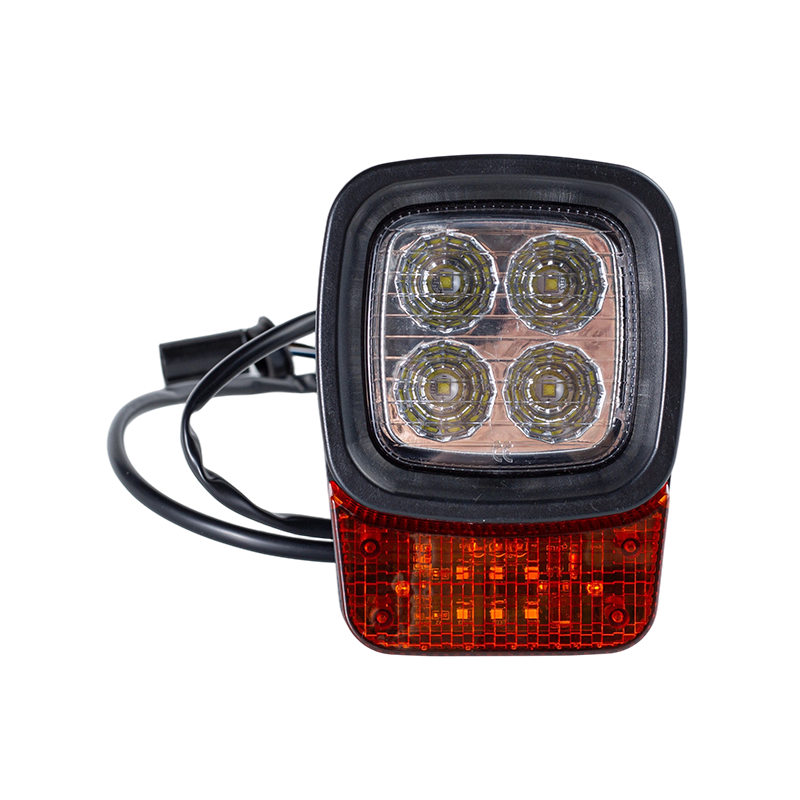 001 Solas Teaglaim Ilfheidhm / Solas Oibre 4-LED le Comhartha Cas agus Solas Seasaimh le haghaidh forklift