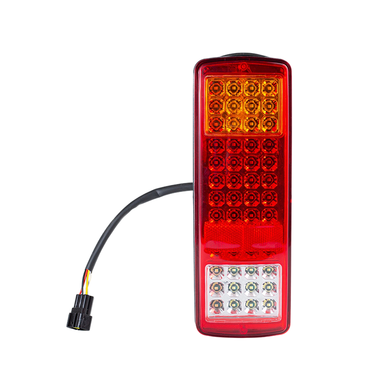 FLDJ-SSWD-002 IP55 6W DC12-24V Solas Cúil Cúil Comhtháite 3-Dath (Comhartha Cas + Solas Seasaimh + Solas Droim ar ais)