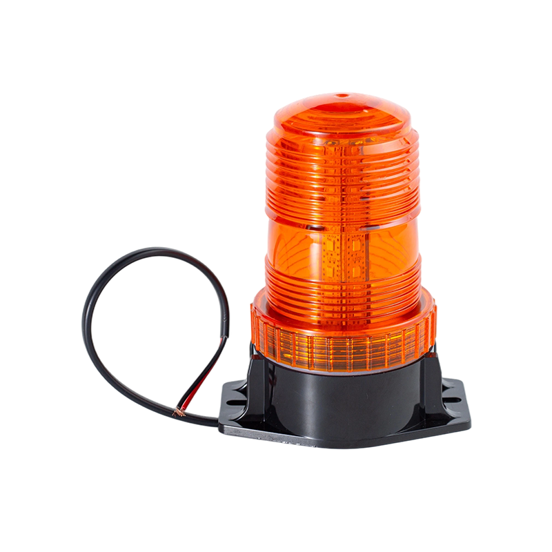 IP65 8W DC9-80V 360° Solas Rabhaidh Beacon Strób Ómra Le haghaidh Forklifts