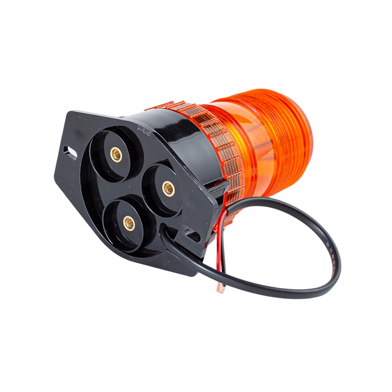 IP65 8W DC9-80V 360° Solas Rabhaidh Beacon Strób Ómra Le haghaidh Forklifts