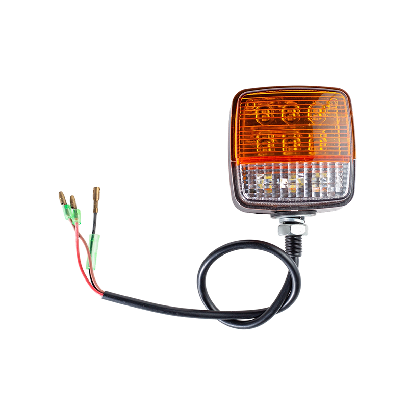 001IP65 Solas Rabhaidh Dhá Thaobh le Comhartha Casadh agus Solas Teaglama Suímh le haghaidh Feithiclí Tionsclaíocha