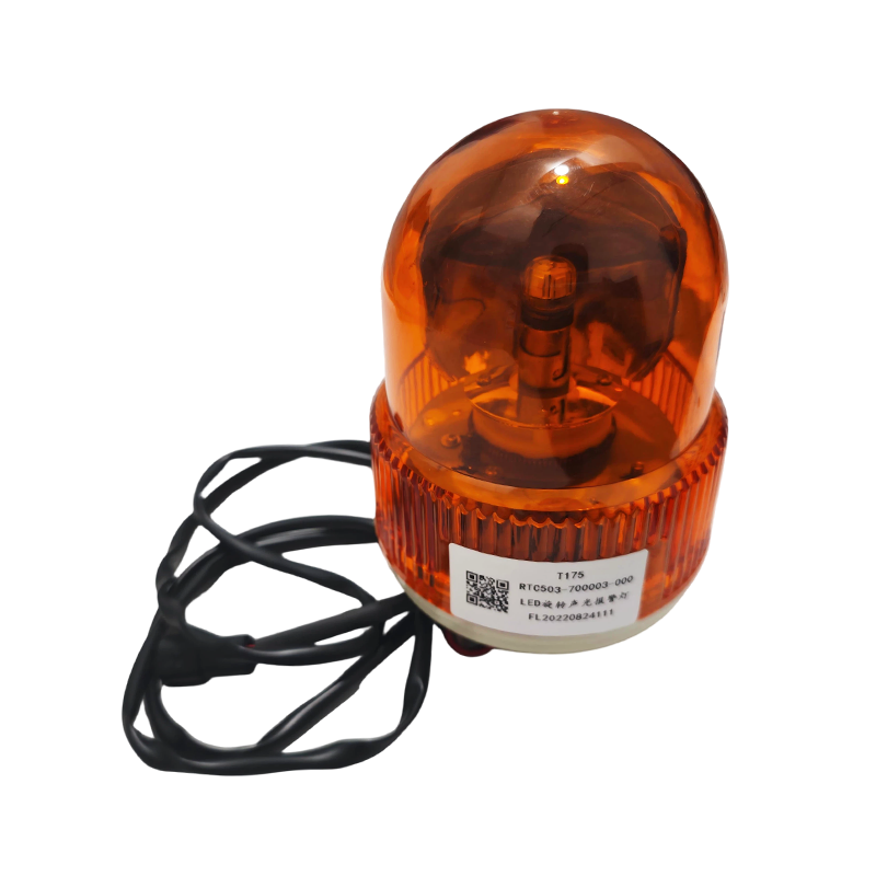 IP65 Uiscedhíonach DC24V LED Solas Beacon Rothlach le Fuaim le haghaidh Forklifts